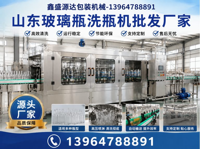高密市山东玻璃瓶洗瓶机批发厂家展示图